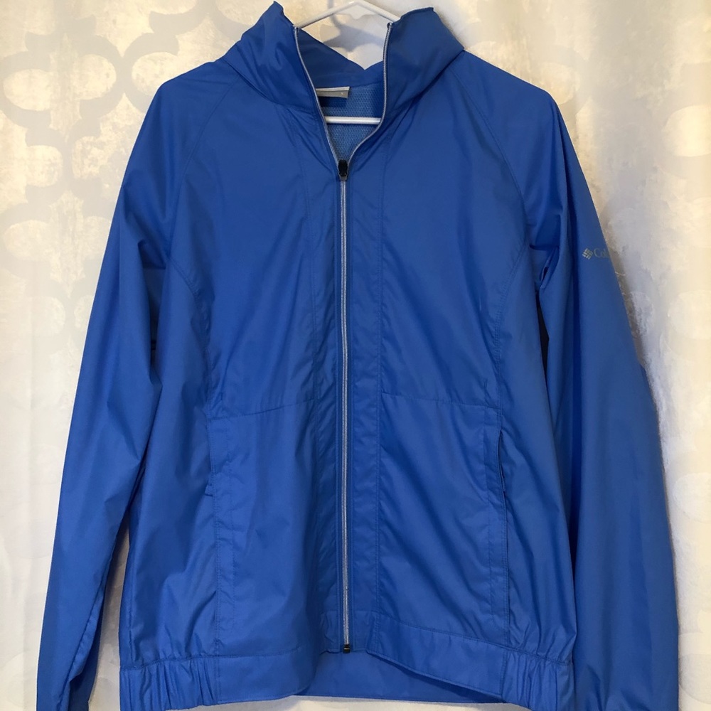 Columbia Blue Windbreaker - Worn Once, Like New